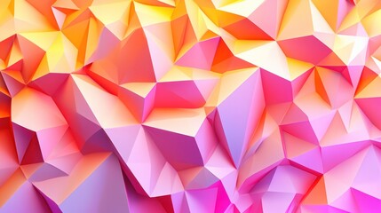 Obraz premium Abstract Low Poly Colorful Background
