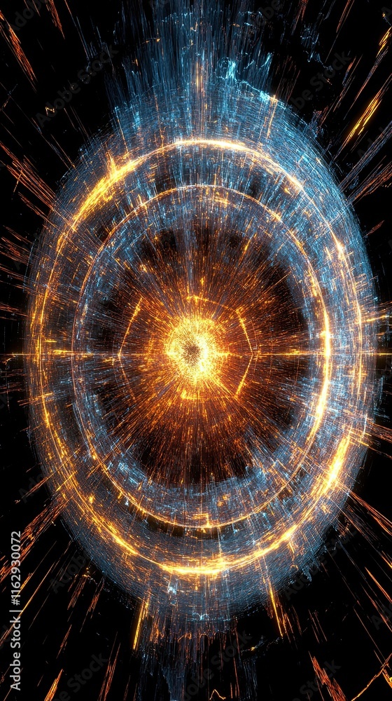 Poster exploration of the great unification theory and its cosmic implications in the universe