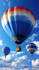 Obraz premium heic Squarespace designer Thumbnail Mental coach Wp rocket NFT Marketing Telegram channel Helium 10 Dezgo Internxt Colorful hot air balloons Rainbow of soaring high