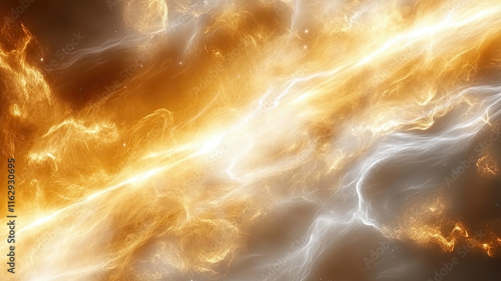 Poster vibrant cosmic nebula showcases stunning motion and colors in a mesmerizing celestial display