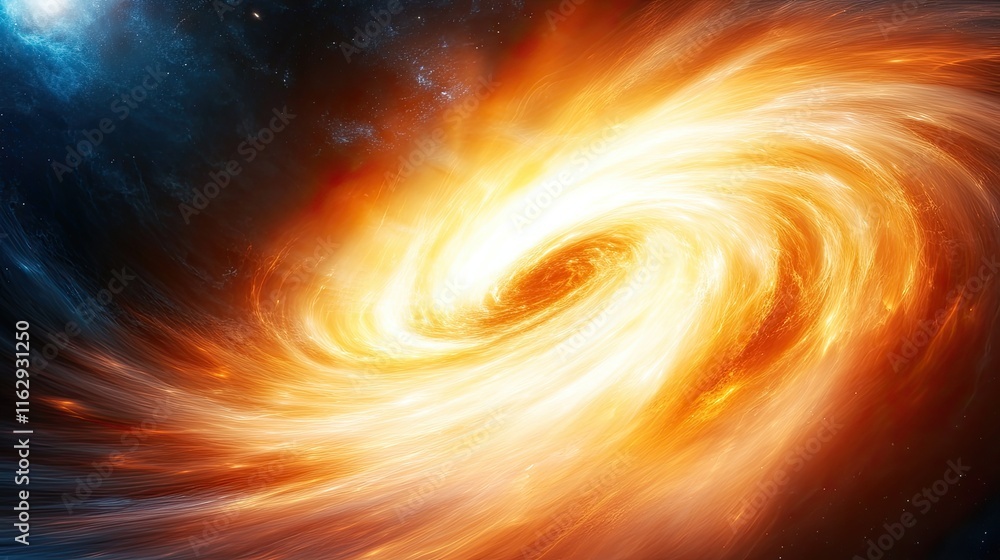 Poster exploring the mysteries of the bare singularity in cosmic realms of spinning energy