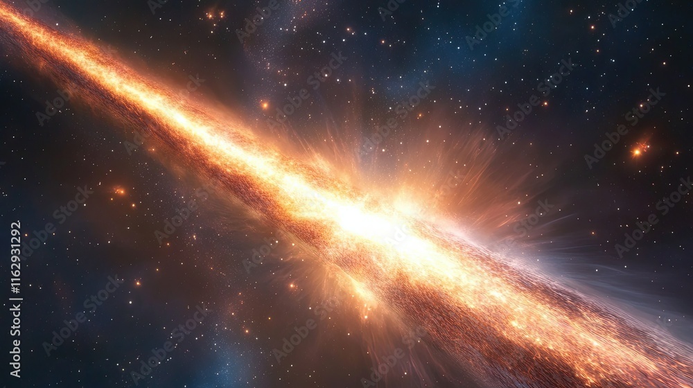 Poster Cosmic Strings Intertwining in the Expanse of Space Create Ripples in Time and Gravity