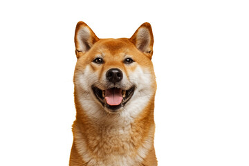 Close up of a shiba inu