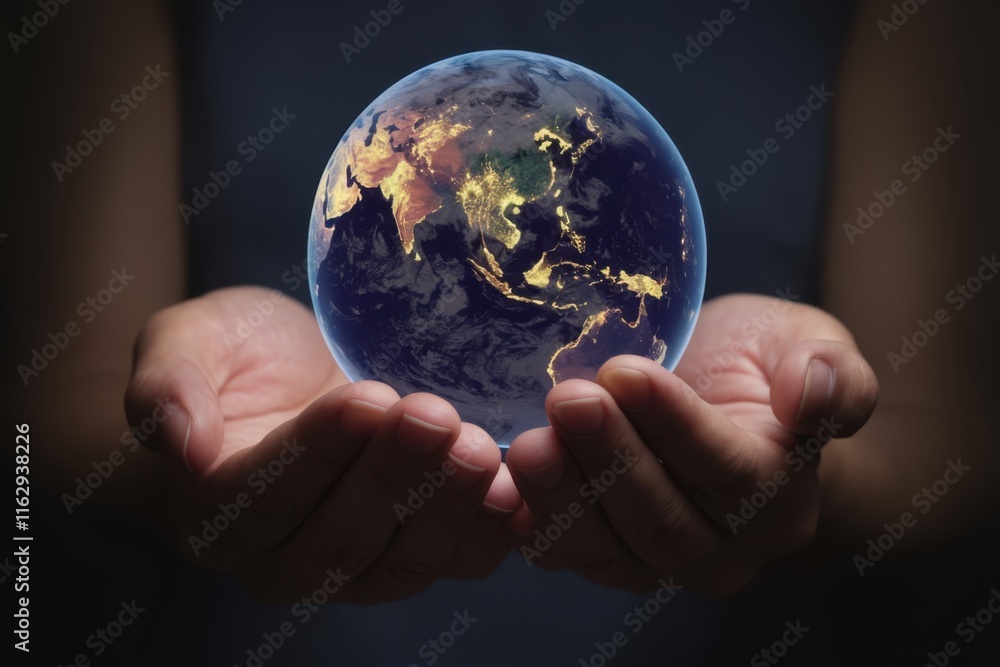 Leinwandbilder global network connection: three businessmen analyzing big data analytics and business intelligence