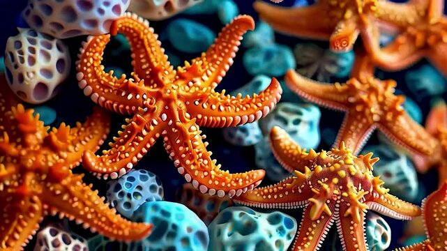 starfish on the beach
