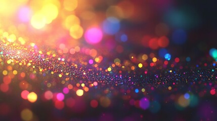 A colorful background with many small dots