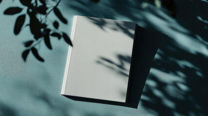 A blank magazine cover mockup, ideal for showcasing your own publication design, logo, or artwork, set against a clean, minimalist background for a professional presentation.