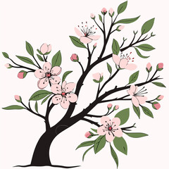 tree with pink flowers