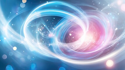 Fototapeta premium Exploring the Mysteries of Quark Matter in a Vibrant Cosmic Dance