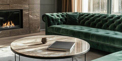 Obraz premium Contemporary Living Room with Modern Furniture