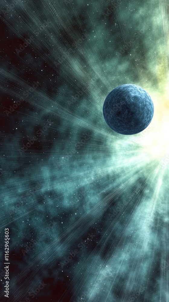 Aufkleber Exploring the Mysteries of the Kuiper Belt and Its Distant Icy Worlds in the Outer Solar System