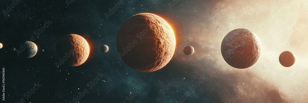 Aufkleber exploring the wonders of the kuiper belt and its distant celestial bodies