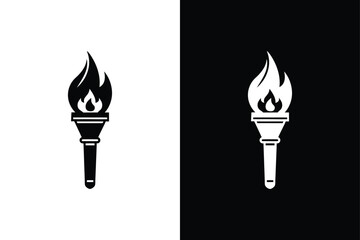 Plumber s torch icon vector on White Background ,Vector Art Illustration on white background.