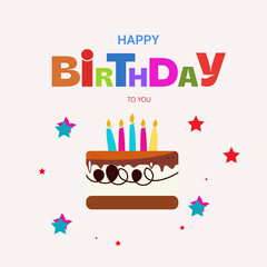 cake, birthday, vector, candle, celebration, happy, food, dessert, illustration, sweet, party, chocolate, card, design, holiday, cupcake, anniversary, candles, bakery, cream, pie, cartoon, icon, decor