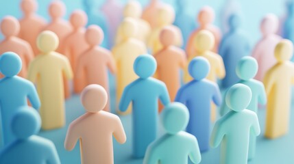 Abstract figures representing diverse communities.