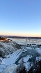 Sunset in Winter