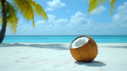 Coconut deodorant Unlimited vacation Wellness retreat water coffee Hair removal spray Panthenol Sugaring NYC oncredit Holafly Bilt rewards Ripe brown with white flesh on pristine sandy beach, tropica