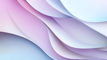 Abstract Pastel Waves Soft Color Gradient Design