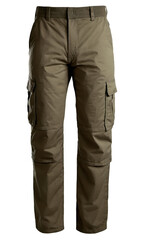 Khaki cargo pants designed for utility and comfort during outdoor activities and casual wear