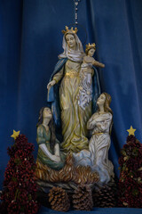 Obraz premium Statuette représentant une allégorie du Purgatoire, Sanctuaire de Montligeon, France