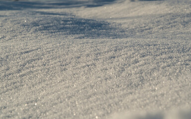 A picturesque winter scene of snow in a rural area, featuring both modern and retro elements in a serene natural setting.Christmas, Holidays, Childhood, Crystals, Ice