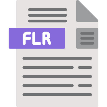 FLR File Format Icon