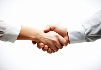Business People Handshake Agreement Deal Close Up