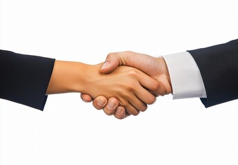 Close-up of Business Handshake: Agreement and Partnership Concept