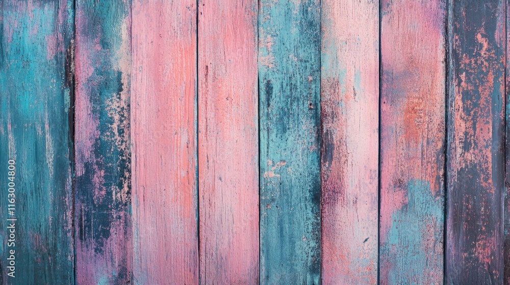 Poster rustic colorful wooden plank texture with elegant distress marks ideal for backgrounds and design pr