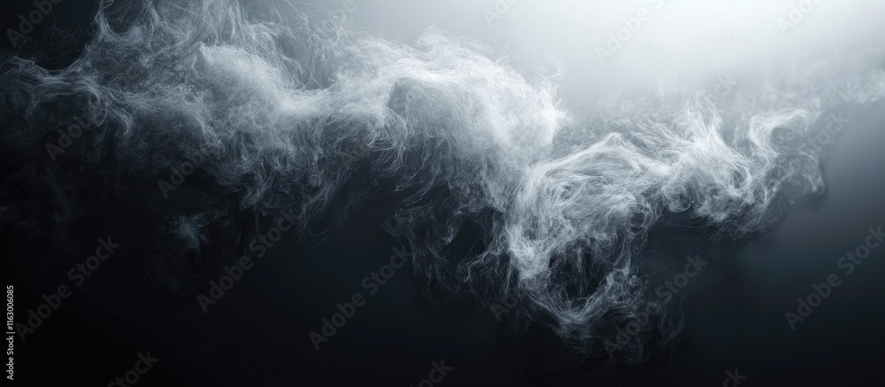 Poster abstract smoke background with blank space for text suitable for digital platforms or creative proje
