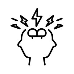 Represents sudden ideas, energy, or strong emotions
