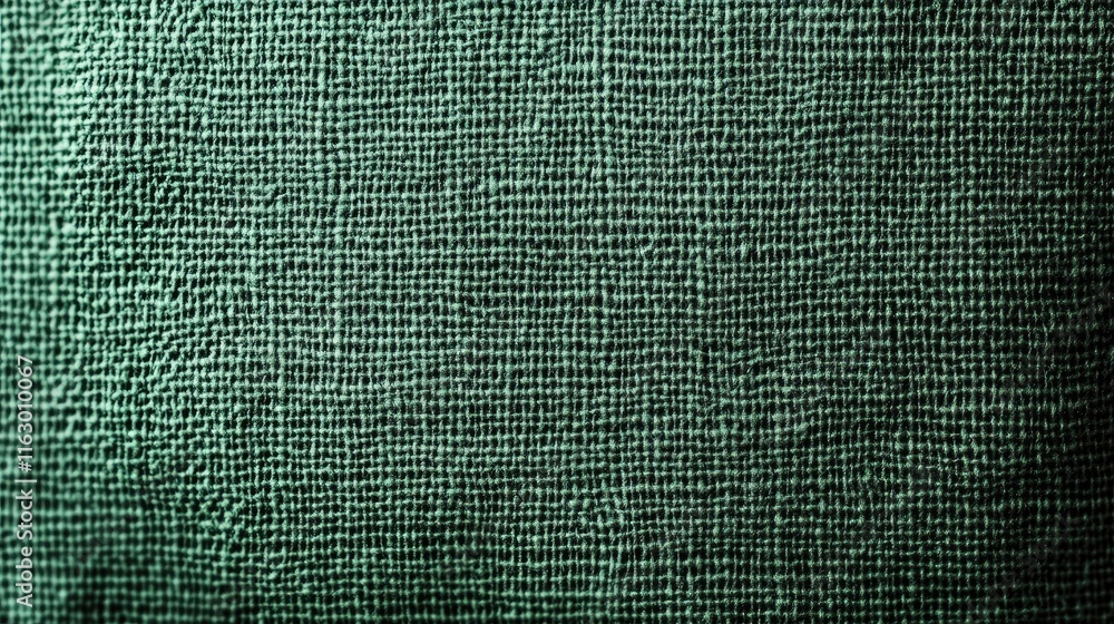 Poster textured soft green fabric ideal for textile design and garment manufacturing showcasing intricate w