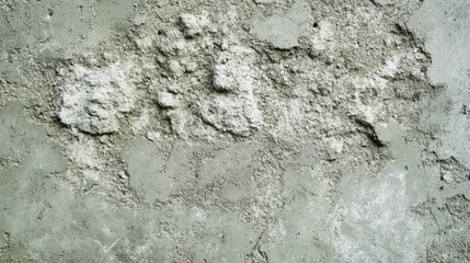 Fototapeta premium Textured uneven green cement surface for background design or construction themed projects