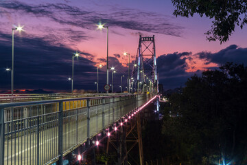 Florianópolis ponte Hercílio Luz Santa Catarina Brasil Florianopolis