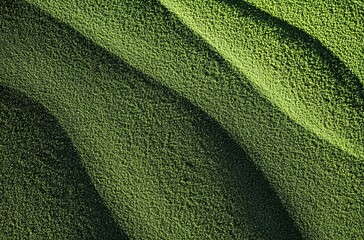 Abstract Green Powder Texture: Wavy, Organic Background