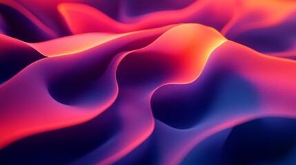 Obraz premium Abstract Colorful Waves of Light and Shadow