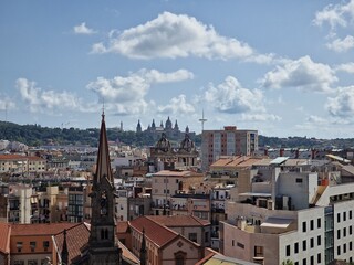 Obraz premium Panoramic view of the city of Barcelona, Catalonia, Spain