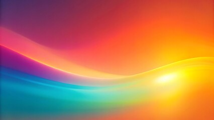 Obraz premium Orange coral amber lemon gold yellow lime abstract background. Color gradient ombre transition blender blurred. Light neon fire hot sunny summer fun glow shine. Bright shades. Minimal. Template.Design