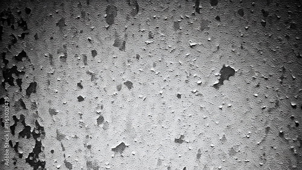 Poster a grayscale close-up texture resembling a rough surface with scattered debris or pebbles.