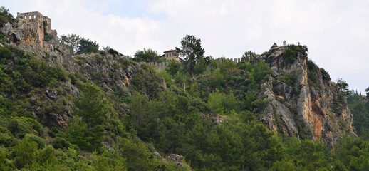 A view from Alanya Castle in Alanya, Antalya, Turkey