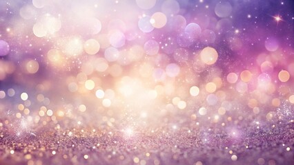 Obraz premium Pastel soft dusty pale shade. Violet purple lilac lavender orchid pink rose white beige peach abstract background. Color gradient ombre. Glitter shiny shimmer. Grain noise particle dust. Design. Blank