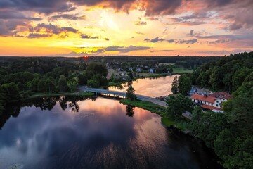 Zachód słońca nad Tleniem