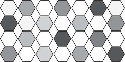 White background with industrial hexagon pattern. 3D illustration