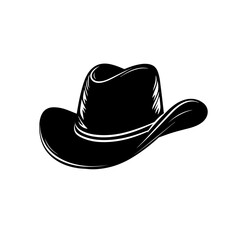Brown Sheriff Hat Icon. Vector Isolated Object. Front View. Symbol of Wild West