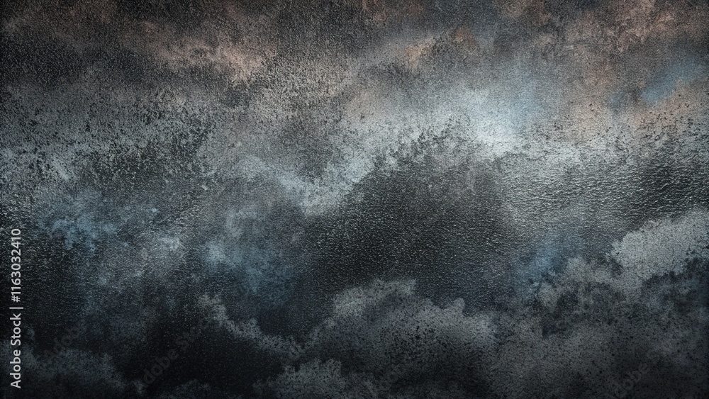 Aufkleber dark abstract textured background, with subtle gradients of black and gray tones, creating a rough, 