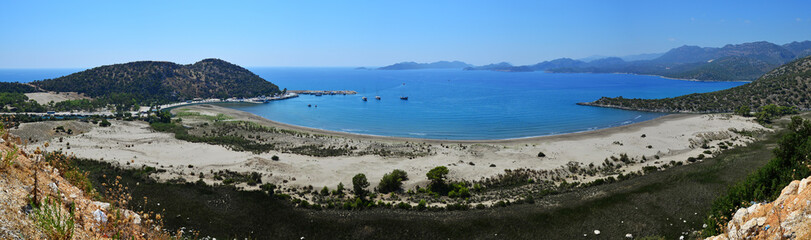 Andriake Beach in Demre, Antalya, Turkey