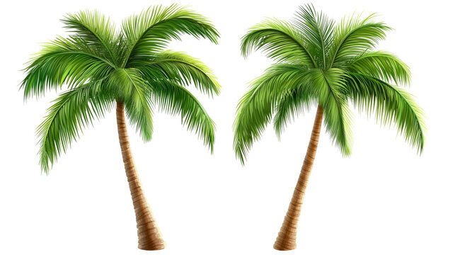 palm tree isolated on white, vector palm tree, palm tree