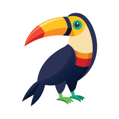 Toucan Bird vector, vector and illustration, vector style