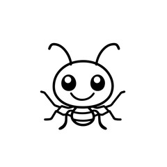 Ant Icon Vector Design.