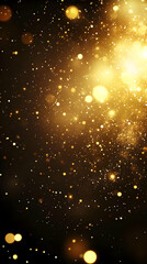 Fototapeta premium Golden Abstract Background Sparkle